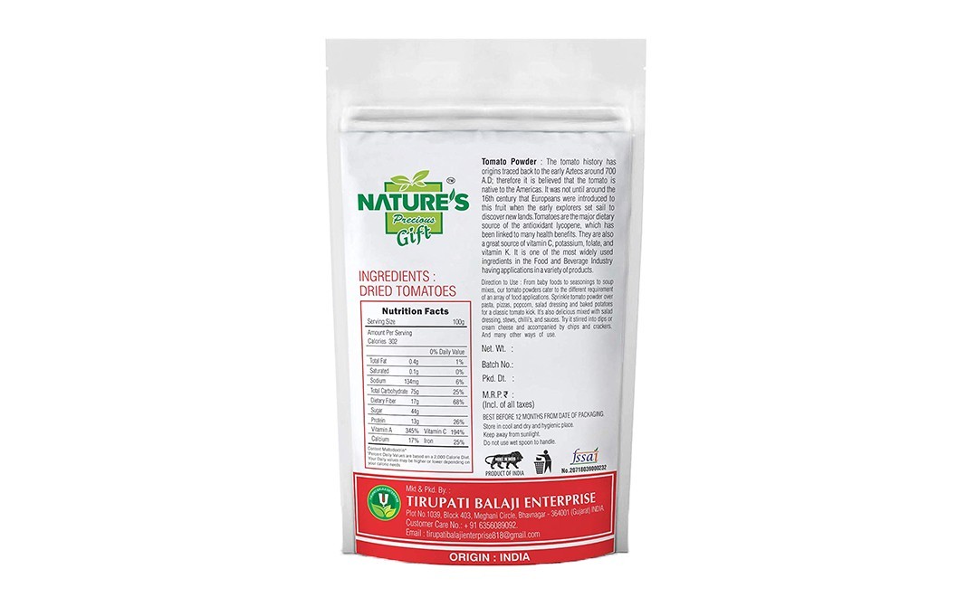 Nature's Gift Tomato Powder    Pack  1 kilogram